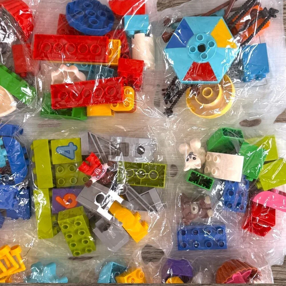 LEGO Duplo Education STEAM Park (Box A) New Bags Figures Gear Slide Track Pieces